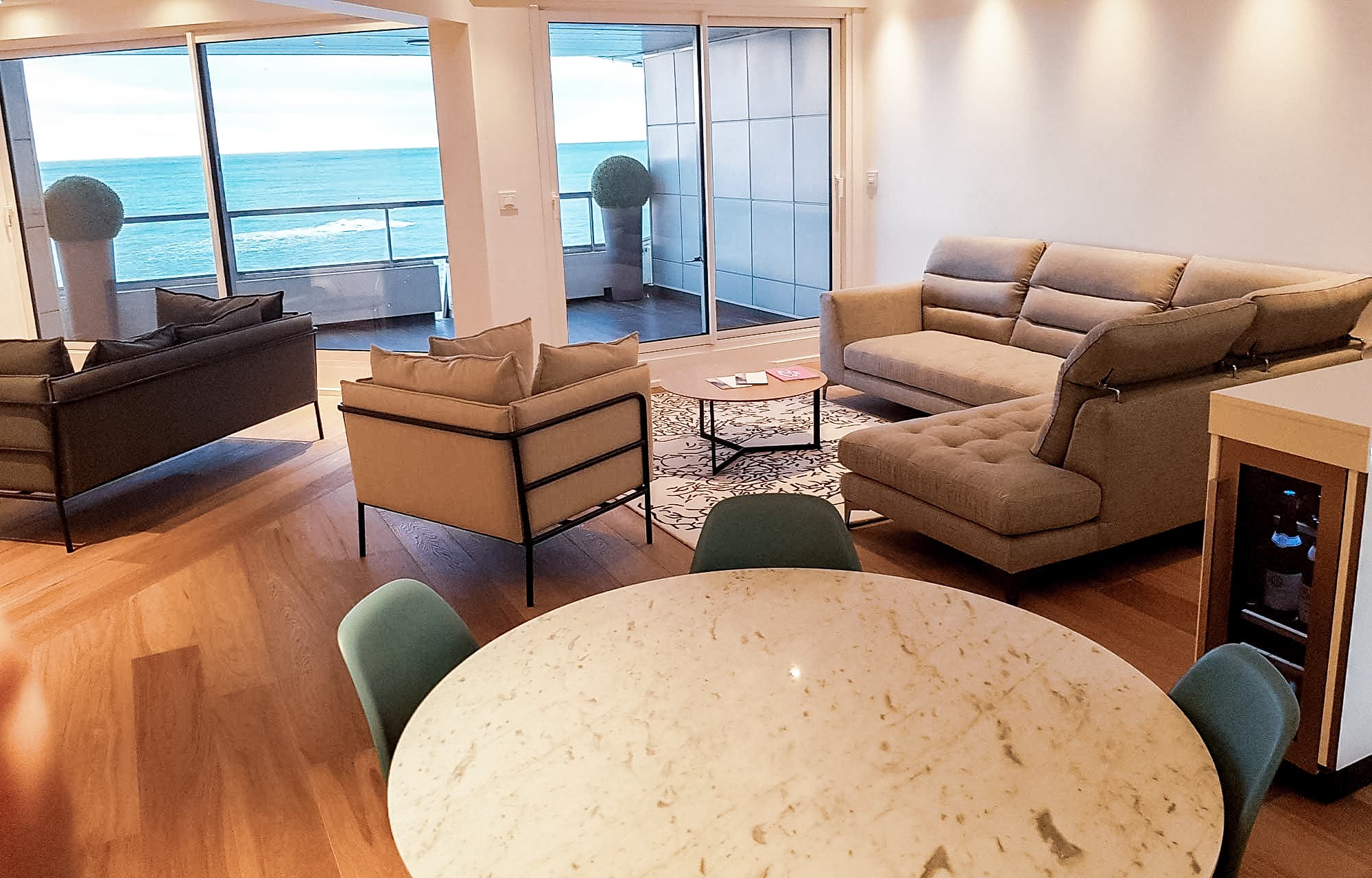 Photo 4 du projet Rénovation d'un appartement au Miramar à Biarritz